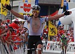 Kim Kirchen gewinnt die sechste Etappe der Tour de Suisse 2008